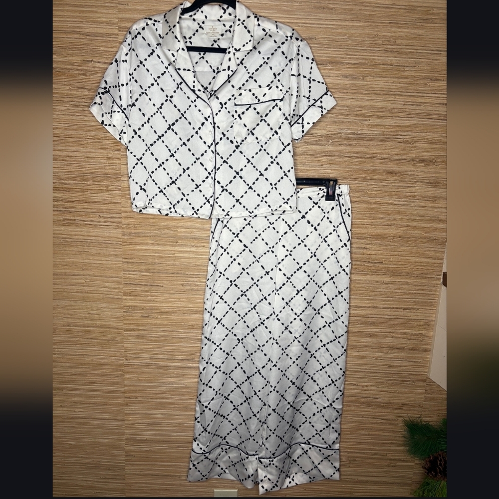 Kate Spade Black and White Patterned Top
